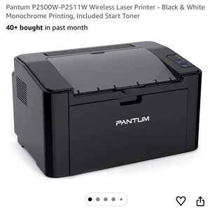 Pantum Black Wireless Printer